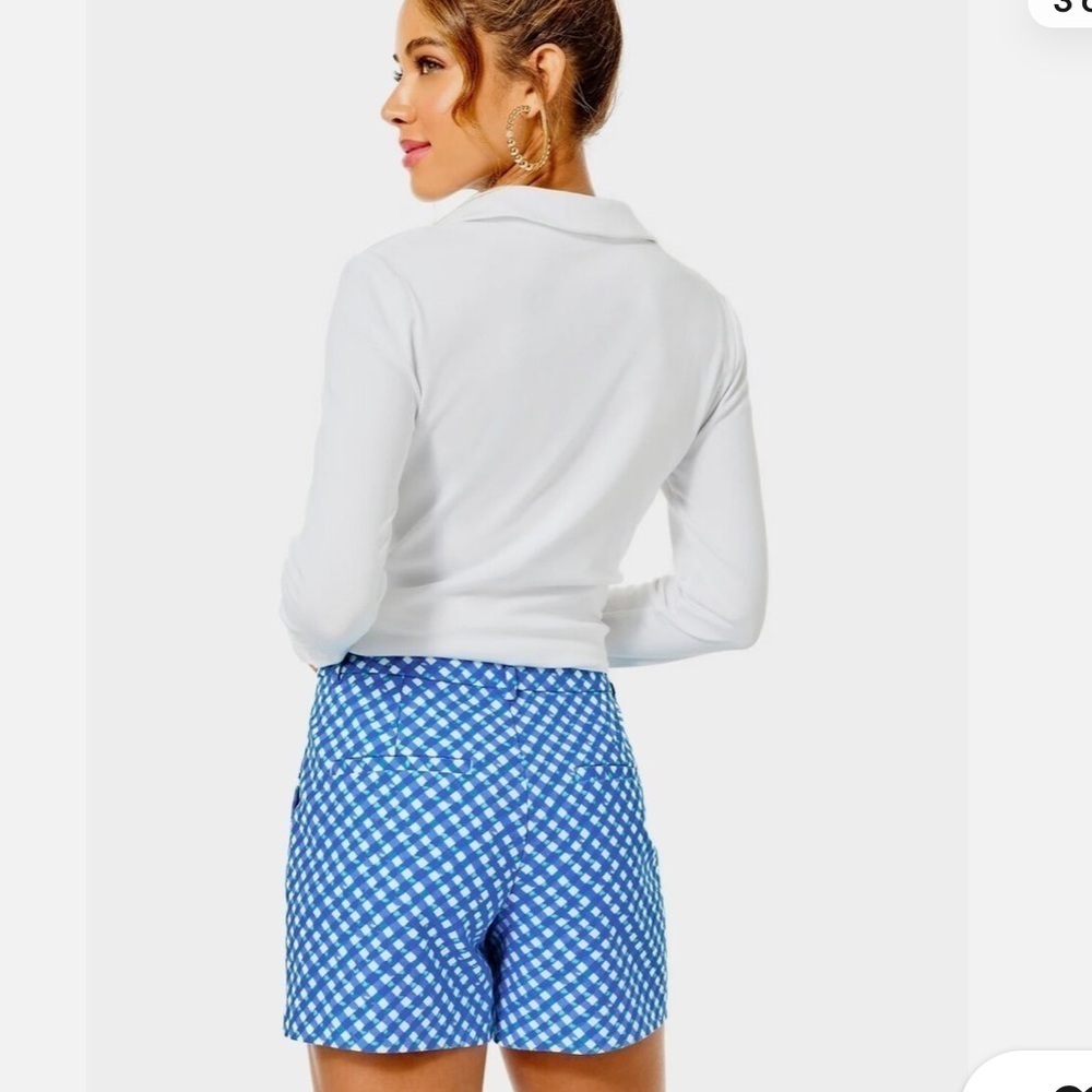 LILLY PULITZER GRETCHEN HIGH RISE SHORT
BOCA BLUE DOUBLE CHECKING - Picture 6 of 16